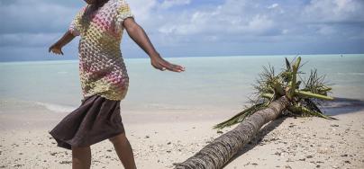 Uprooted climate change displacement