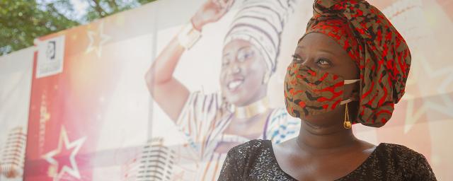 Malika la slameuse - Photo: Cissé Amadou/Oxfam 