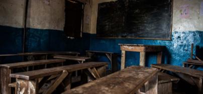 Empty primary school, Tengbeh Town
