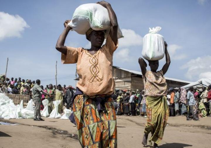 Françoise a perdu six de ses enfants dans le conflit en RDC. Elle a été déplacée dans un camp à Bunia avec ses cinq enfants restants après que leur village a été attaqué. Photo: John Wessels/Oxfam