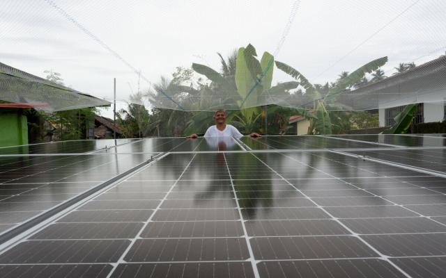 Celsa Nable is a member of one of the women’s groups that launched the solar project on Hilabaan Island, Philippines.