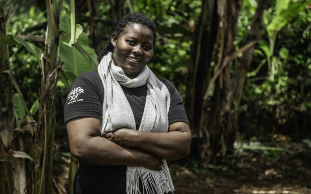 Nelly Migane is an agronomist and focal point at SIKASH (Le Syndicat d’Initiative de KASHA) in the Oxfam BMZ program. 