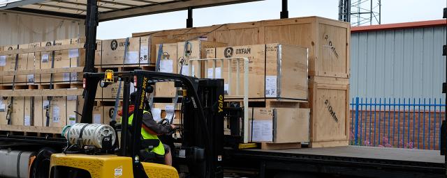Shipment leaves the Supply Centre for Ukraine