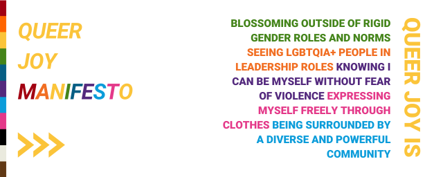 Queer Joy Manifesto banner