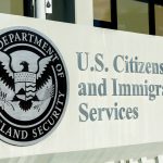 U.S. Citizenship and Immigration Services,USCIS field office in San Francisco Bay Area. USCIS is an agency of the U.S. Department of Homeland Security DHS - Santa Clara, California, USA — Photo by MichaelVi